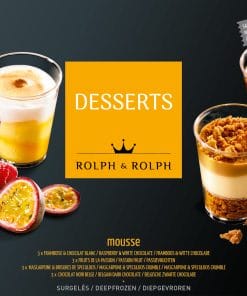 Mini Desserts by Food n Joy - Coffee, Vanilla and Chocolate Mousse - 12 pack Frozen - 451g (15.90 oz)